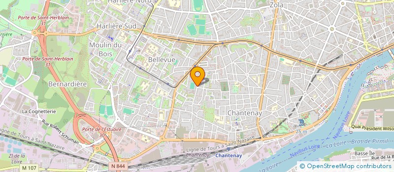 localisation de l'entreprise JAMIN-BORDE à NANTES