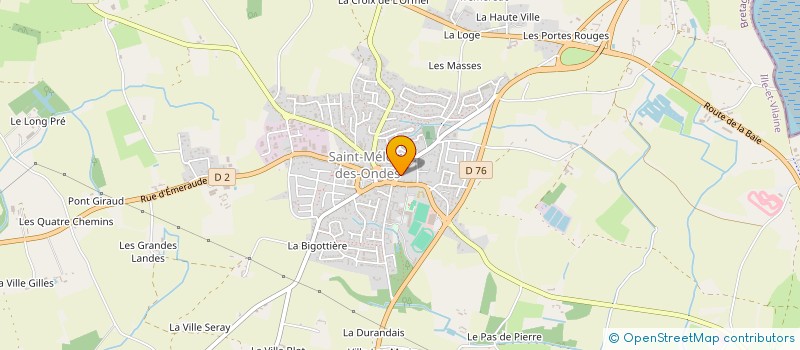 localisation de l'entreprise JAMIN LEROUX  SAINT-MELOIR-DES-ONDES