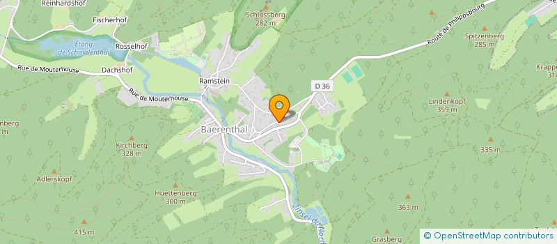 localisation de l'entreprise JAMING-BOIS  BAERENTHAL