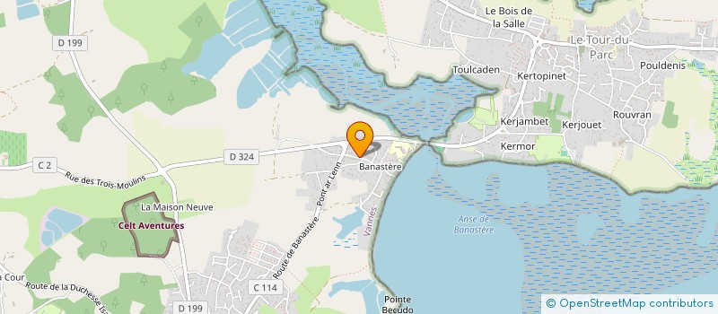 localisation de l'entreprise JAMIP  SARZEAU