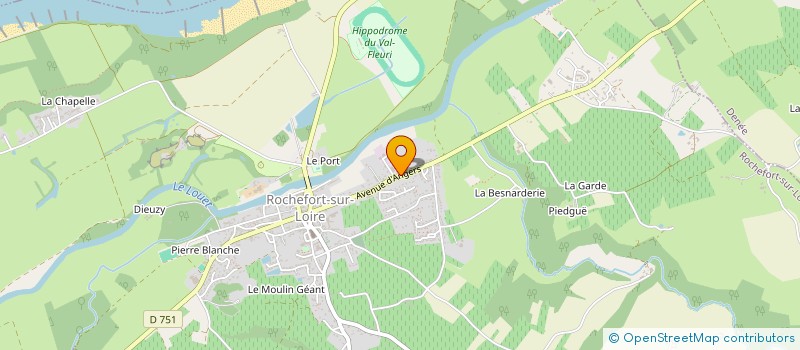 localisation de l'entreprise JAMIS JESSY  ROCHEFORT-SUR-LOIRE