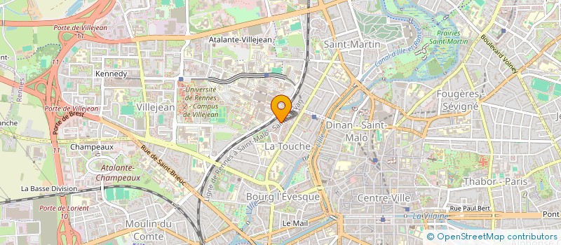 localisation de l'entreprise JAMITEX  RENNES