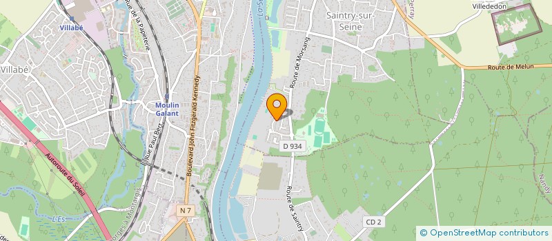 localisation de l'entreprise JAMJ à SAINTRY-SUR-SEINE