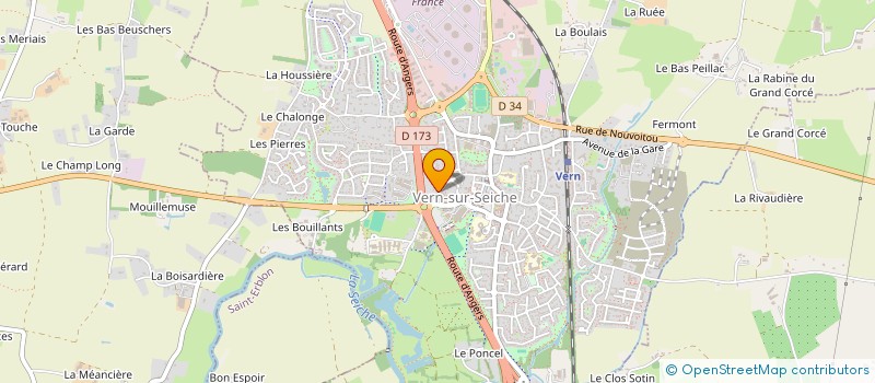 localisation de l'entreprise JAMJAM à VERN-SUR-SEICHE