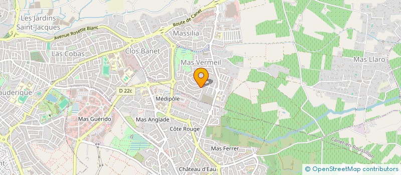 localisation de l'entreprise JAMM à PERPIGNAN