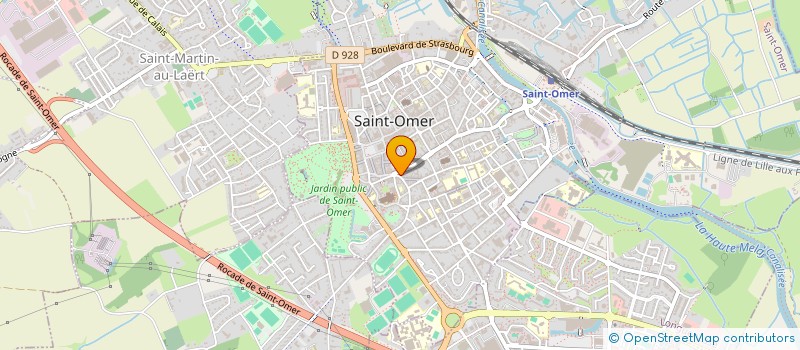localisation de l'entreprise JAMM à SAINT-OMER