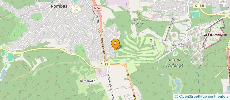 localisation de l'entreprise JAMM  ROMBAS