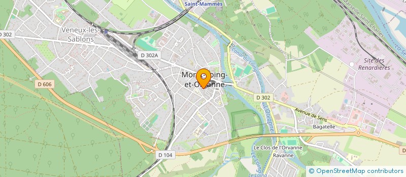 localisation de l'entreprise JAMM'D  MORET-LOING-ET-ORVANNE