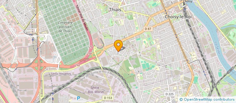 localisation de l'entreprise JAMM DANCE  THIAIS