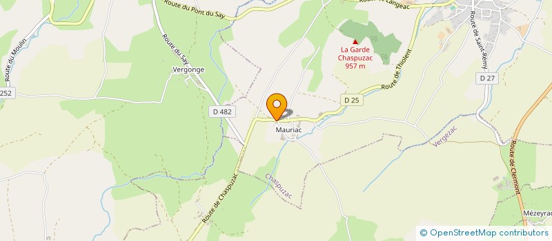 localisation de l'entreprise JAMMES J JL à CHASPUZAC