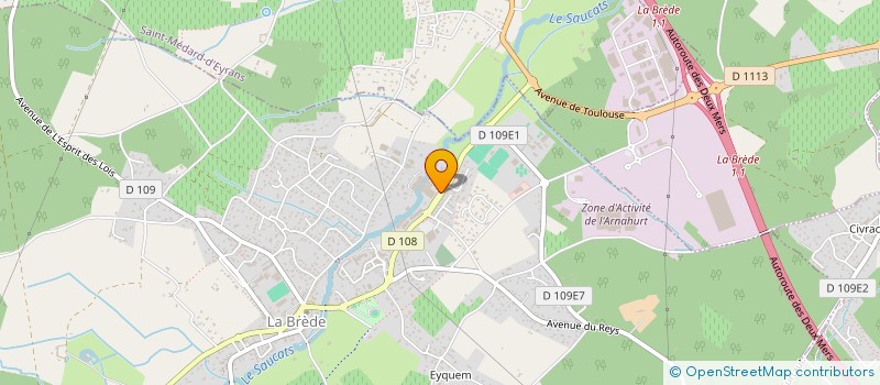localisation de l'entreprise JAMMET SARL à LA BREDE