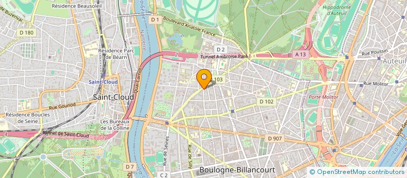 localisation de l'entreprise JAMMI à BOULOGNE-BILLANCOURT