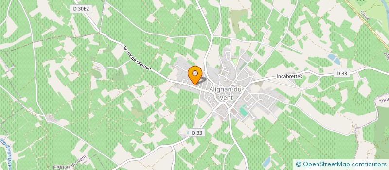 localisation de l'entreprise JAMN  ALIGNAN-DU-VENT