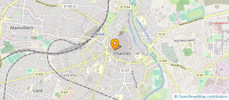 localisation de l'entreprise JAMODE à CHARTRES