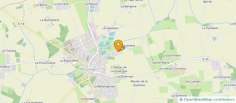 localisation de l'entreprise JAMOIS FRENNA  MESANGER