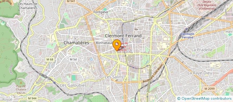 localisation de l'entreprise JAMON-VIALATTE  CLERMONT-FERRAND