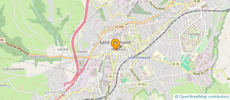 localisation de l'entreprise JAMONT P.  SAINT-CHAMOND