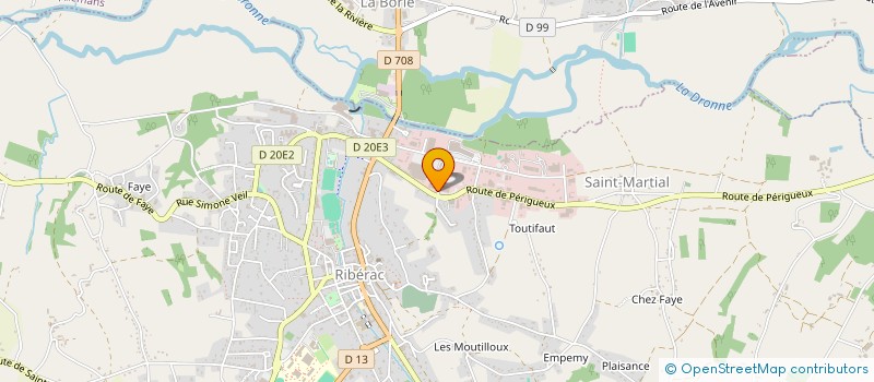 localisation de l'entreprise JAMOT ENERGIES SOLUTIONS à RIBERAC