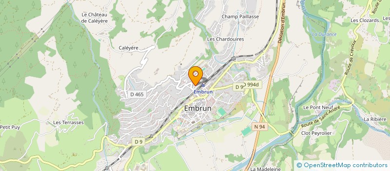 localisation de l'entreprise JAMOT LEVAGE  EMBRUN