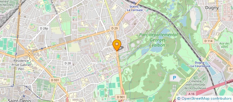 localisation de l'entreprise JAMOU à STAINS