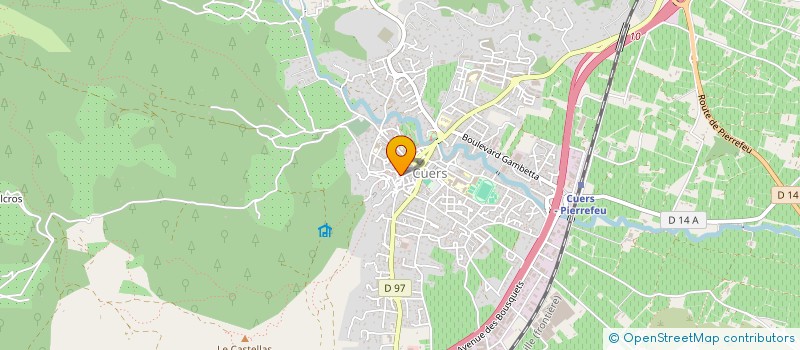 localisation de l'entreprise JAMP  CUERS