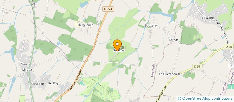 localisation de l'entreprise JAMPAJA  GUERANDE