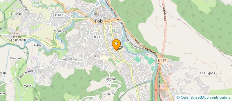 localisation de l'entreprise JAMR à FOIX