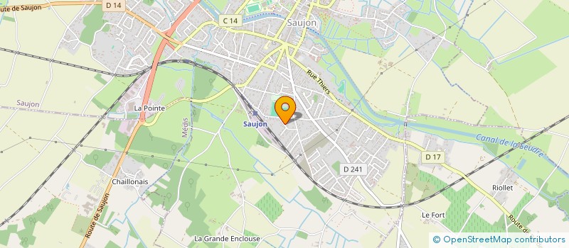 localisation de l'entreprise JAMROZ GARY CONCEPT DESIGN  SAUJON