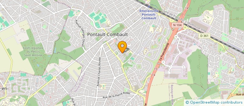 localisation de l'entreprise JAMS à PONTAULT-COMBAULT