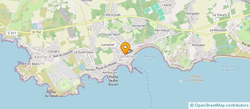 localisation de l'entreprise JAMS à PLOEMEUR