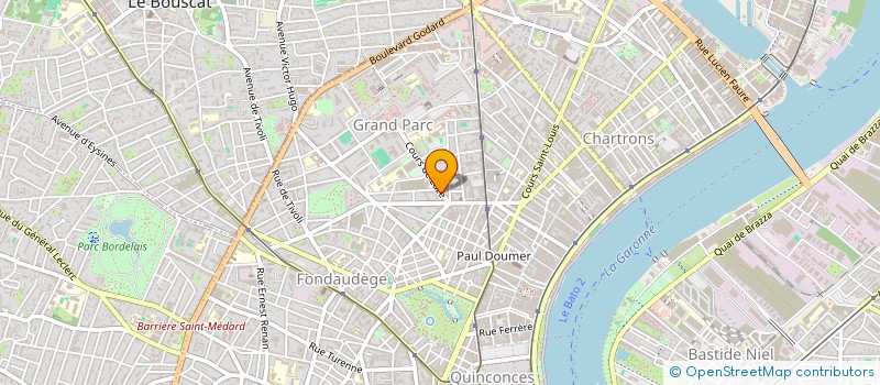 localisation de l'entreprise JAMS  BORDEAUX