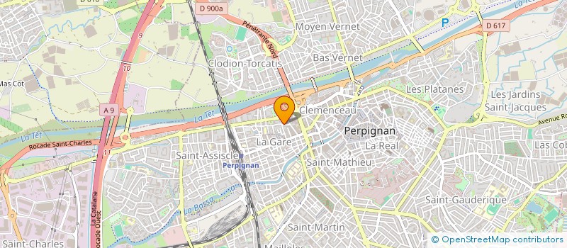 localisation de l'entreprise JAMS  PERPIGNAN