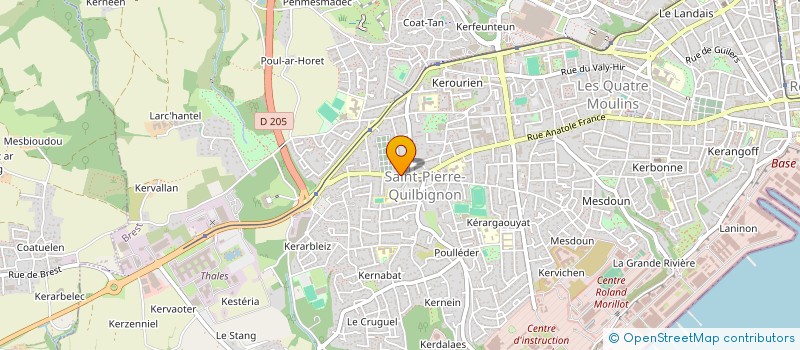 localisation de l'entreprise JAMS à BREST