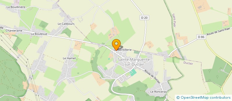 localisation de l'entreprise JAMS  SAINTE-MARGUERITE-SUR-DUCLAIR