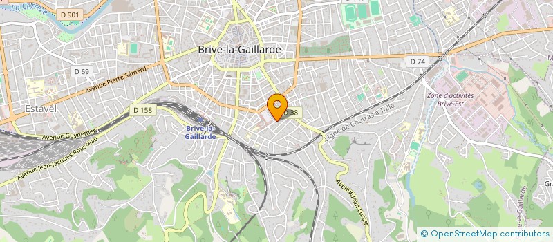 localisation de l'entreprise JAMS  BRIVE-LA-GAILLARDE