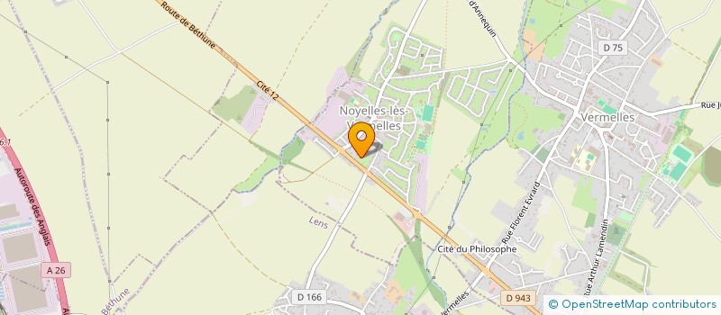 localisation de l'entreprise JAMS BAND ATELIER MUSICAL CAMBRIN  NOYELLES-LES-VERMELLES