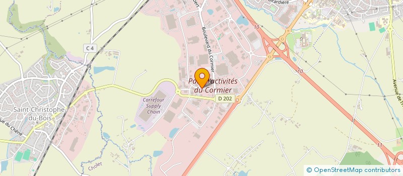 localisation de l'entreprise JAMSO à CHOLET