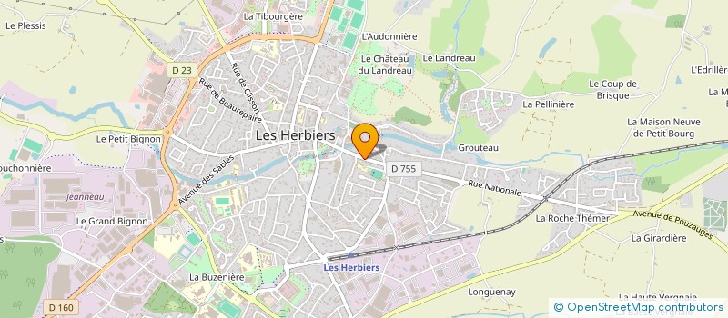 localisation de l'entreprise JAMSO à LES HERBIERS