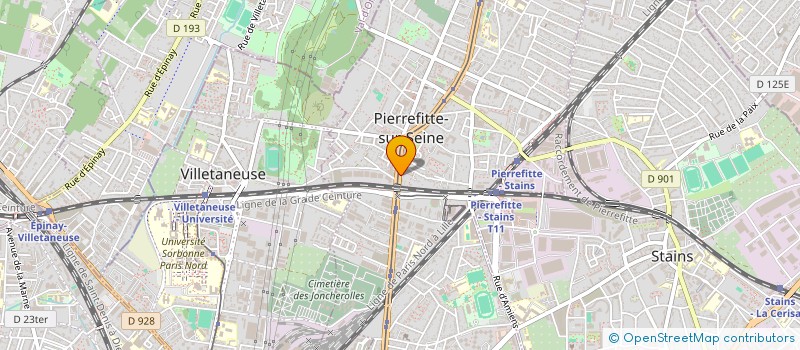 localisation de l'entreprise JAMSZ-SERVICES à PIERREFITTE-SUR-SEINE