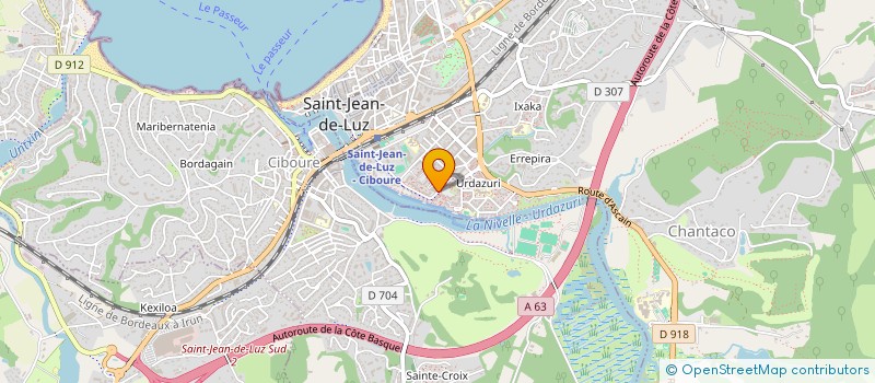 localisation de l'entreprise JAMTE ARTUS  SAINT-JEAN-DE-LUZ