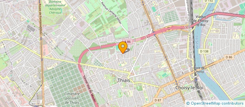 localisation de l'entreprise JAMUSE SOCIETY  THIAIS