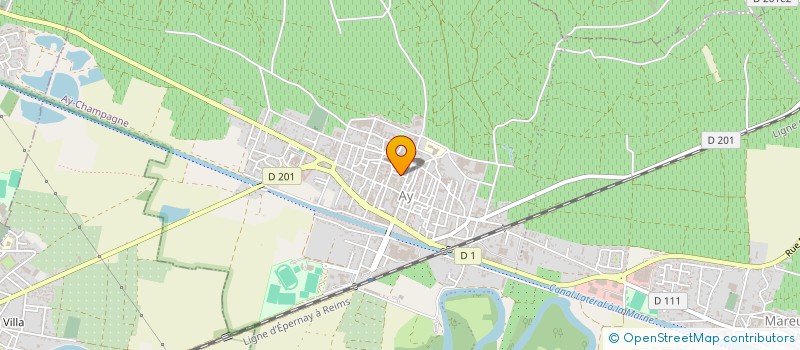 localisation de l'entreprise JAMVIC  AY-CHAMPAGNE