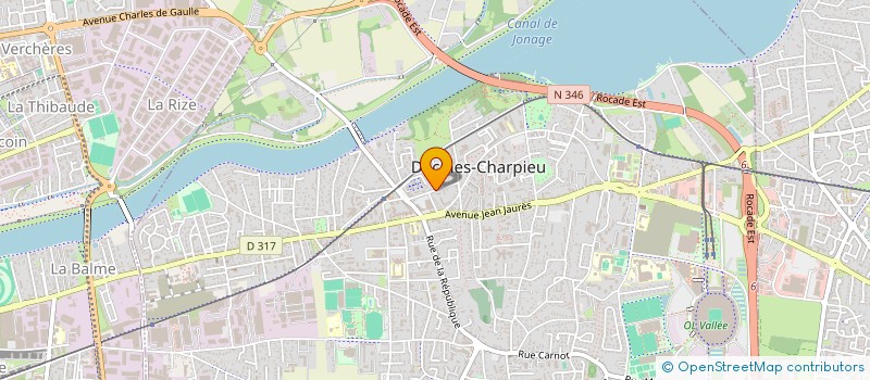 localisation de l'entreprise JAN  DECINES-CHARPIEU