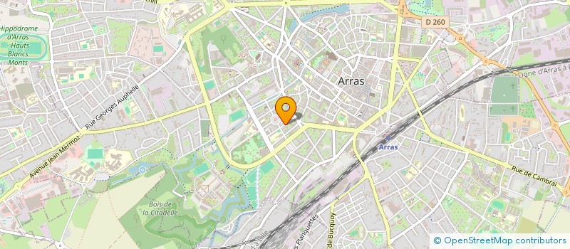localisation de l'entreprise JAN à ARRAS