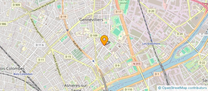localisation de l'entreprise JAN à GENNEVILLIERS
