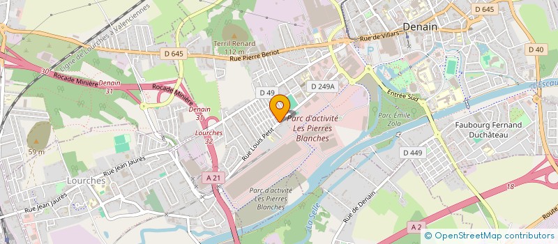 localisation de l'entreprise JAN-CLAIR à DENAIN