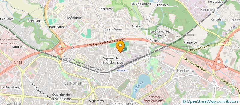 localisation de l'entreprise JAN - DAGORNE à VANNES