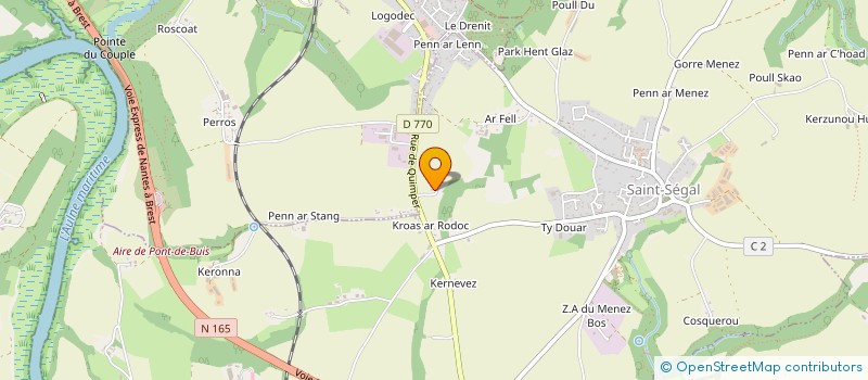 localisation de l'entreprise JAN PRINS BIOCONSULT  SAINT-SEGAL