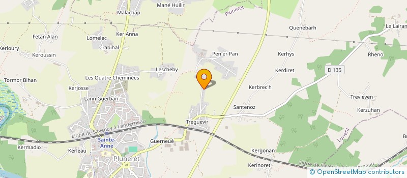 localisation de l'entreprise JAN T.P à PLUNERET