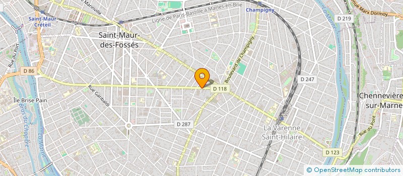 localisation de l'entreprise JANA à SAINT-MAUR-DES-FOSSES